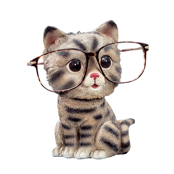 FLYING Ballon Mignon Marquages Chat Animaux en Résine Support Étagère Porte-Monnaie Décoration Maison Meilleur Cadeau pour Enfants Amis