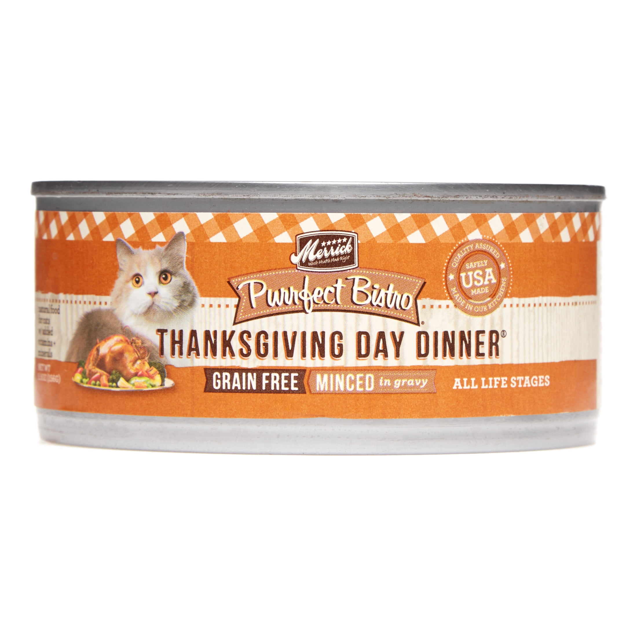 Merrick Purrfect Bistro Thanksgiving Day All Life Stages Wet Cat Food, 5.5 Oz