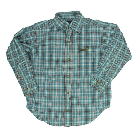 

Pre-owned Ralph Lauren Boys Blue | Red Button Down Long Sleeve size: 4T