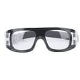 thumbnail image 2 of Gafas protectoras deportivas con marco negro brillante para baloncesto y fútbol, 2 of 8