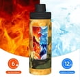 thumbnail image 5 of Haiem Golden Sunflower In Field Printed Sports Insulated Kettle 18oz stainless steel kettle Leak-proof Water Bottle,Double-wall Insulated Bottle for Travel,Sports,Fitness, 5 of 7