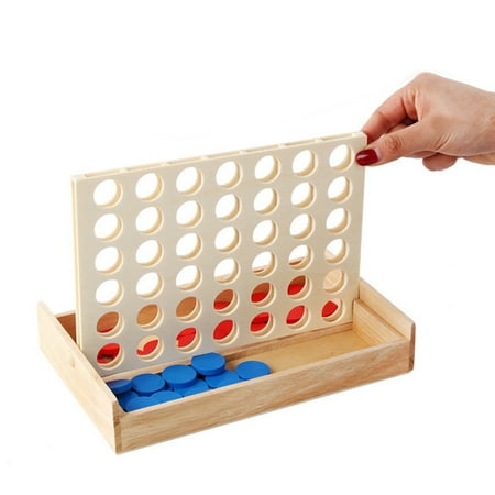 Quadruple Game, Wooden Stereo Box Twoway Sliding Cover Design Children
