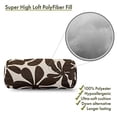 thumbnail image 2 of Majestic Home Produits Plantation de Chocolat Coussin de Mitre Ronde Intérieur / Extérieur 18,5 "L x 8" W x 8 "H, 2 of 5