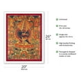 thumbnail image 2 of Chemchok Heruka - Mahottara Heruka - Tantric Buddhist Deity - Vintage Tibetan Thangka Buddhist Painting - Tibet, 13th Century - Fine Art Matte Paper Print (Unframed) 20x26in, 2 of 4