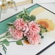 thumbnail image 5 of Crisantemo artificial de seda | Ramo de 8 flores artificiales realista para decoración de hogar, boda, hotel | Blanco, amarillo, rojo, azul, violeta | 29 cm, 5 of 6