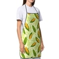 thumbnail image 4 of Pofeuu Fresh Corn Print Aprons with Pockets, Cute Aprons for Kitchen, Cooking, Server, Barber, Chef Apron, 4 of 7