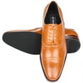thumbnail image 3 of UV Signature Men's Brogue Cap Toe Dress Shoes, 3 of 3