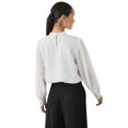 thumbnail image 2 of Principles - Blusa Bordada de Jacquard para Mujer (Marfil), 2 of 3