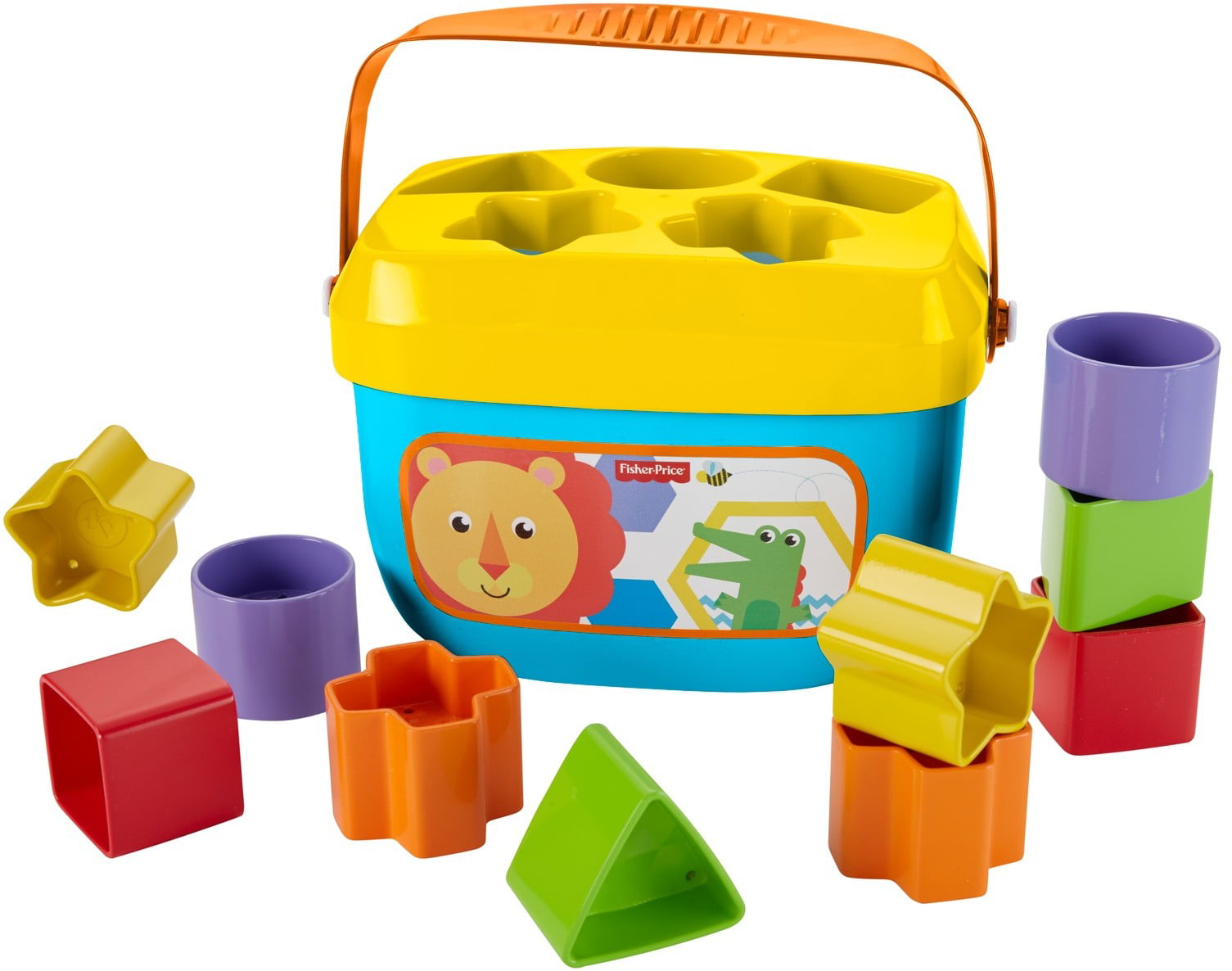 Fisher Price Brilliant Basics Baby's First Blocks Shapes Sorter Learning Toy New 