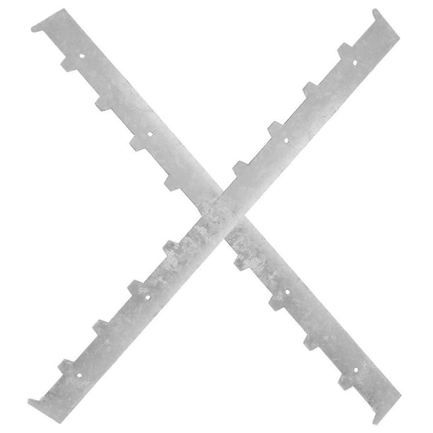 Metal Beehive Frame Ends (2pcs) – Spacers to Prevent Rotation & Shaking, Easy Installation for Stable Honeycomb Frames in Beekeeping