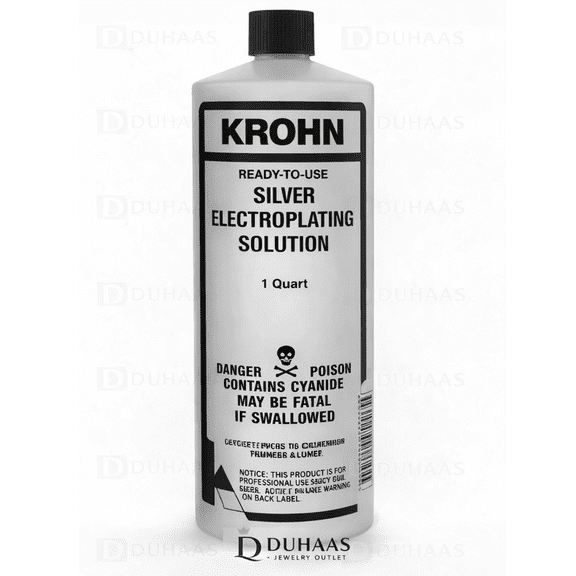 Krohn Heavy Duty Electrocleaner – Professional Liquid Metal Cleaning Solution, 1 Quart