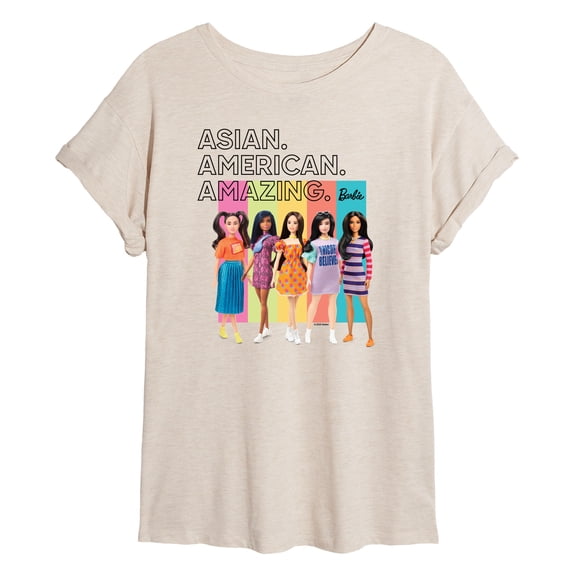 Barbie - Amazing Lineup - Juniors Oversized Graphic T-Shirt