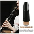 thumbnail image 6 of RENACLIPY Sturdy Black Plastic Clarinet Mouthpiece Replacement for Wind Instruments, 6 of 8