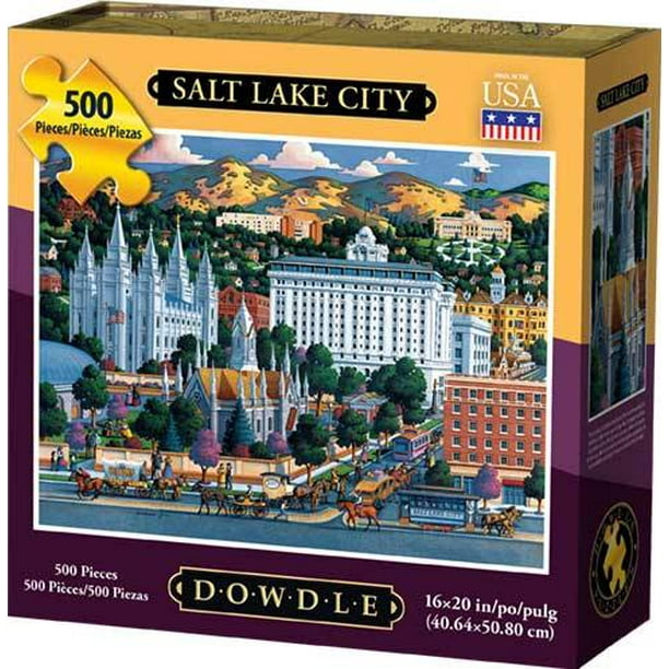 Dowdle Jigsaw Puzzle Salt Lake City 500 Piece