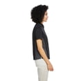 thumbnail image 3 of Ladies' Flash IL Colorblock Short Sleeve Shirt BLACK/ DK CHARCL XS, 3 of 3