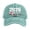 Green, variant on Retro Denim Hat Flag Number Printed Soccer Fans Baseball Cap Adjustable Football Supporters Soccer Hat for Men Women