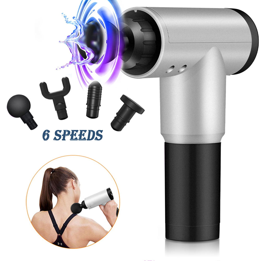 Massage Gun Muscle Massager Deep Tissue Percussion Portable Handheld Electric Body Massager With