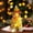 Yellow YE, variant on Lighted Mini Christmas Tree 10in Desktop PVC Tabletop Decoration 20 LED String Ornaments Colored Balls Warm Lights Sturdy Branches Home Office Bedroom Restaurant Fireplace Party Gift