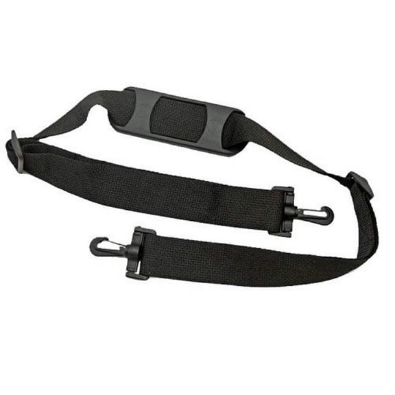 66" Adjustable Shoulder Strap with Molded Pad and Plastic Swivel Snap Hooks - 1.5" wide