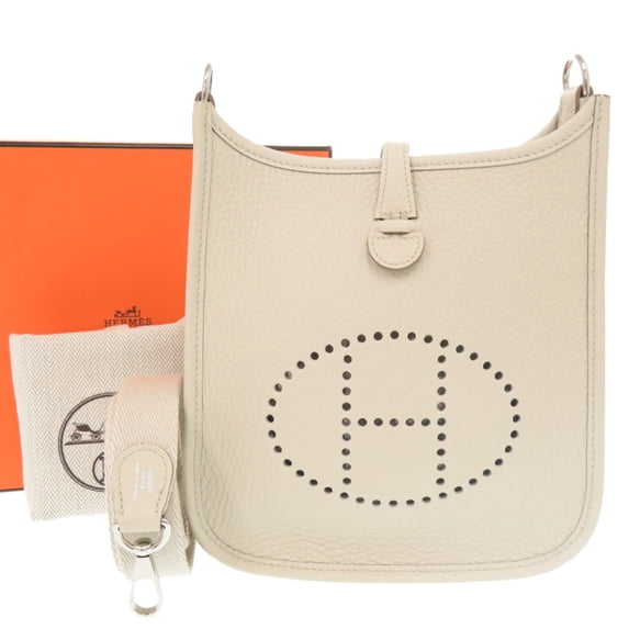 Pre-Owned Hermes Hermès Evelyn TPM Amazon Taurillon Clemence Beton shoulder... (Good)