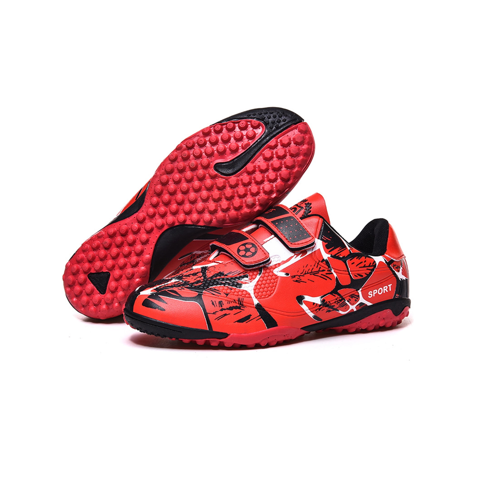 Kids red cleats outlet