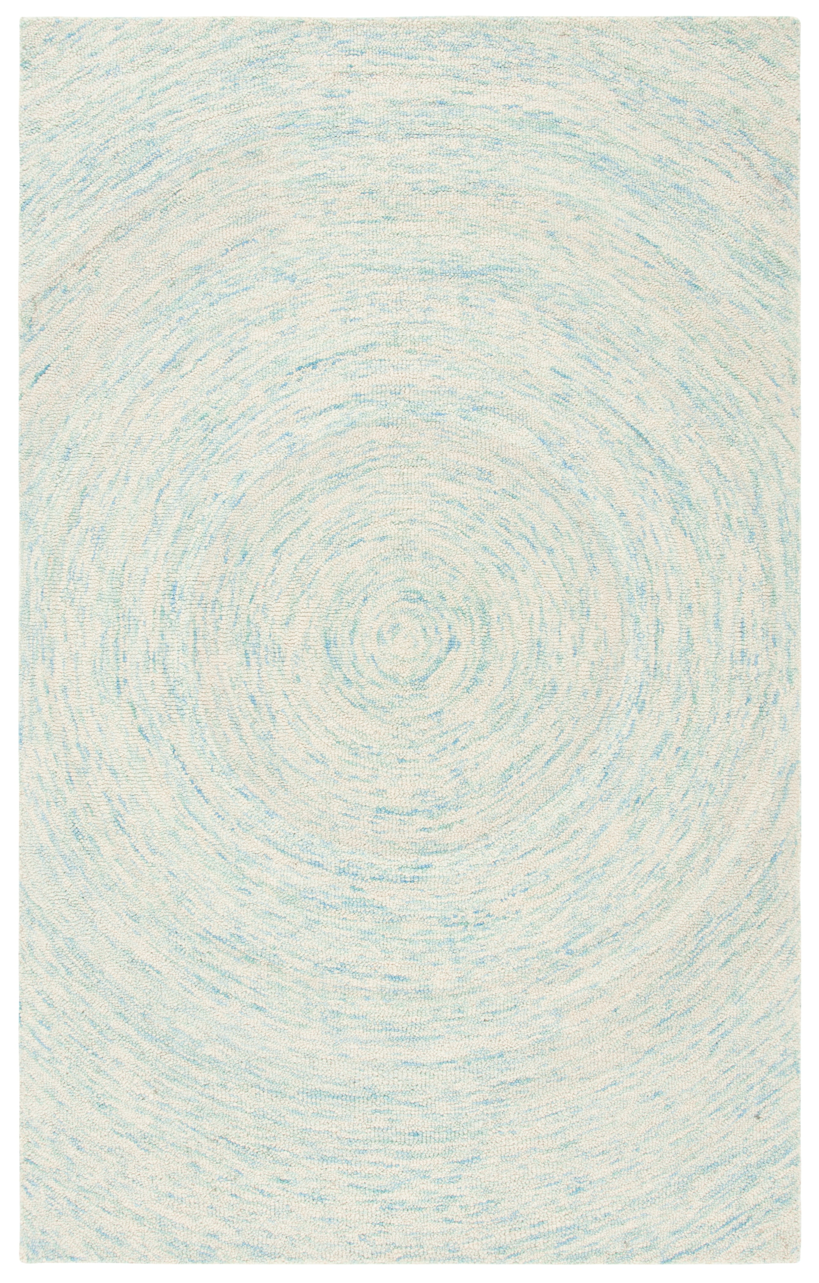 Safavieh Ikat Hannan Geometric Wool Area Rug, Ivory/Blue, 4' x 6'