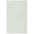 thumbnail image 2 of Safavieh Ikat Hannan Geometric Wool Area Rug, Ivory/Blue, 5' x 8', 2 of 12