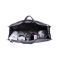 thumbnail image 4 of facefd Women Multifunction Portable Double Zipper Travel Cosmetic Handbag Organizer Handbag, 4 of 7