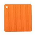 thumbnail image 2 of Youkk Drink Cup Coasters Heat Resistant Silicone Mat For Beverage Placement Easy To Clean And Reusable Orange, 2 of 6
