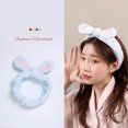 thumbnail image 4 of Diadema para el pelo para mujer, diademas de maquillaje, diadema de spa, diadema con nudo elástico, diademas para mujeres y niñas, lavado de cara, ducha, 1 unidad (rosa) JM JM, 4 of 5
