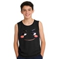 thumbnail image 4 of EGNMCR Camisoles à Col Rond pour Tout-Petits Garçons et Mode Mignon Imprimé Dégradé Doux Sans Manches Bas Camisole Fille Camisole, 4 of 6