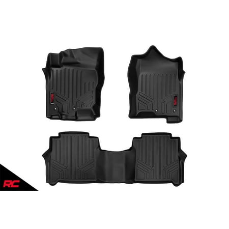 Rough Country Floor Liners Compatible W 2016 2020 Titan Weather