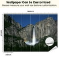 thumbnail image 3 of Peel and Stick Wallpaper Canvas moonbow yosemite falls night yosemite waterfalls Modern Art Wall Mural Decor Self Adhesive and Removable 100in x 144in, 3 of 8