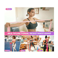 thumbnail image 4 of Bandas Elásticas De Resistencia Ejercicio Fitness Yoga 6 Pcs Malubero rojo rosa, 4 of 4