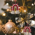 thumbnail image 4 of Adornos navideños, adornos navideños, regalos navideños, mini colgante de árbol de Navidad, accesorios de decoración de regalo, colgante de decoración navideña, cordón, 4 of 6