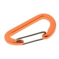 thumbnail image 1 of Langgg Mini Aluminum Alloy Carabiner Outdoor D Shape Quickdraw Sandblasted orange, 1 of 9