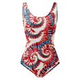 thumbnail image 2 of Aayomet Maillot de Bain une Pièce Croisé devant Maillots de Bain Creux Monokinis, Rouge S, 2 of 4