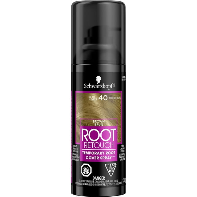 Schwarzkopf Root Retouch Vaporisateur Correcteur Temporaire de Racines, Brun