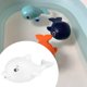 thumbnail image 4 of Juguetes de para bebés Juguete musical para bañera con delfines para , niñas, piscina, juguete para , edad unhöflich 5+ - blanco CUTICAT juguetes de baño de ballena nadando, 4 of 8