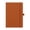 A5,Brown, variant on A5 Lined Journal Notebook, 5.71 X 8.35 Inch Hardcover Notebook with Elastic Band and Pen Loop, 100 Sheets, Portable Strap Notebook, Memo Notepad, Classic Writing Notebook for Daily Use, Red