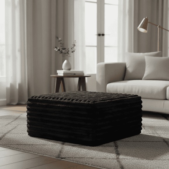 Sillón en Caja Modular Puff Negro