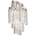 thumbnail image 2 of Corbett Mont Blanc 3-Lt Wall Sconce - Modern Silver Leaf - 243-13, 2 of 2