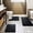 Interlocking Spirals BLACK, variant on CHAKME Non-Slip 3 Piece Bathroom Rugs Set - Bath Mat for Tub, Shower, and Toilet, Rustic Lattice purple