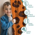 thumbnail image 3 of Blackout Kids Curtains,Orange and Brown Of Leopard Print Childrens Insulated Curtains Set Of 2,Bedroom Essentials,Toddler Room Decor 52"x84", 3 of 5