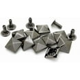 thumbnail image 5 of CRAFTME STUDIO 10 mm Spike Rivet Pyramid Rapid Rivet Studs for Leathercraft and Decoration, 100 PCS (Gunmetal), 5 of 8