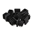 thumbnail image 2 of 24 Pcs 15mm x 15mm Plastic Square Caps Tube Pipe Inserts End Blanking,24 x Square Tube Insert,black, 2 of 8