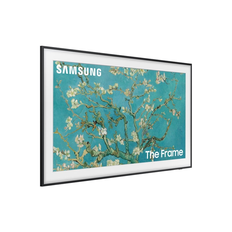 SAMSUNG 50" Class LS03B The Frame QLED 4K Smart TV QN50LS03BAFXZA front and back view