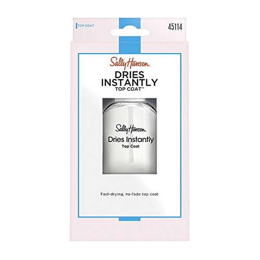 Sally Hansen Dries Instantly Top Coat Nail Polish for Women, No Fade, 0.45 fl oz - image 3 of 5