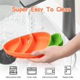 thumbnail image 5 of Cuchara, tenedor y plato de silicona para niños en forma de zanahoria con pajita, juego de vajilla para bebé de acero inoxidable y silicona, 5 of 5