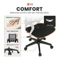 thumbnail image 2 of NEO CHAIR Ergonomic Office Chair, Lumbar Support, Adjustable Height with Armrests for Adults (Black), 2 of 7